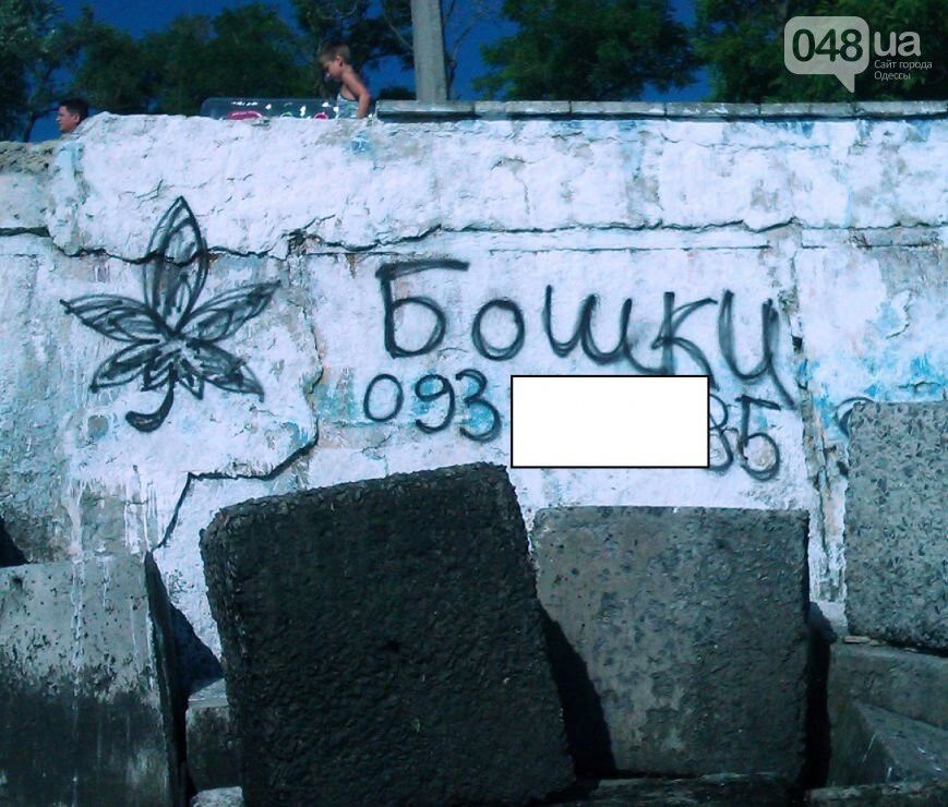 На пляжах Одессы предлагают купить коноплю: фотофакт