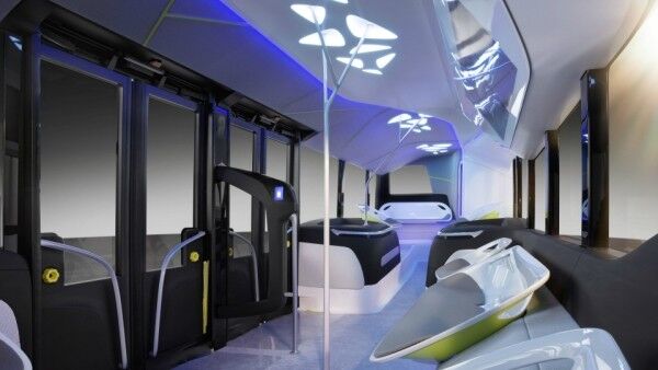 Транспорт будущего: Mercedes представил беспилотный автобус Future Bus. Фото