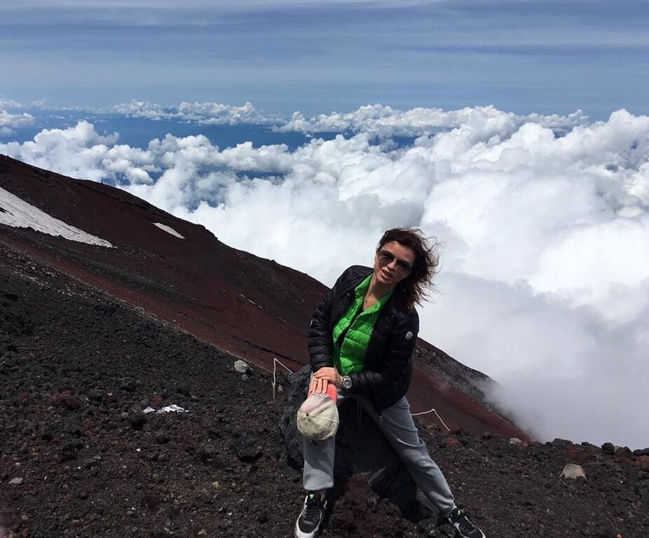 Таня Недельская отдохнула в Японии: гейши, ниндзя и действующий вулкан