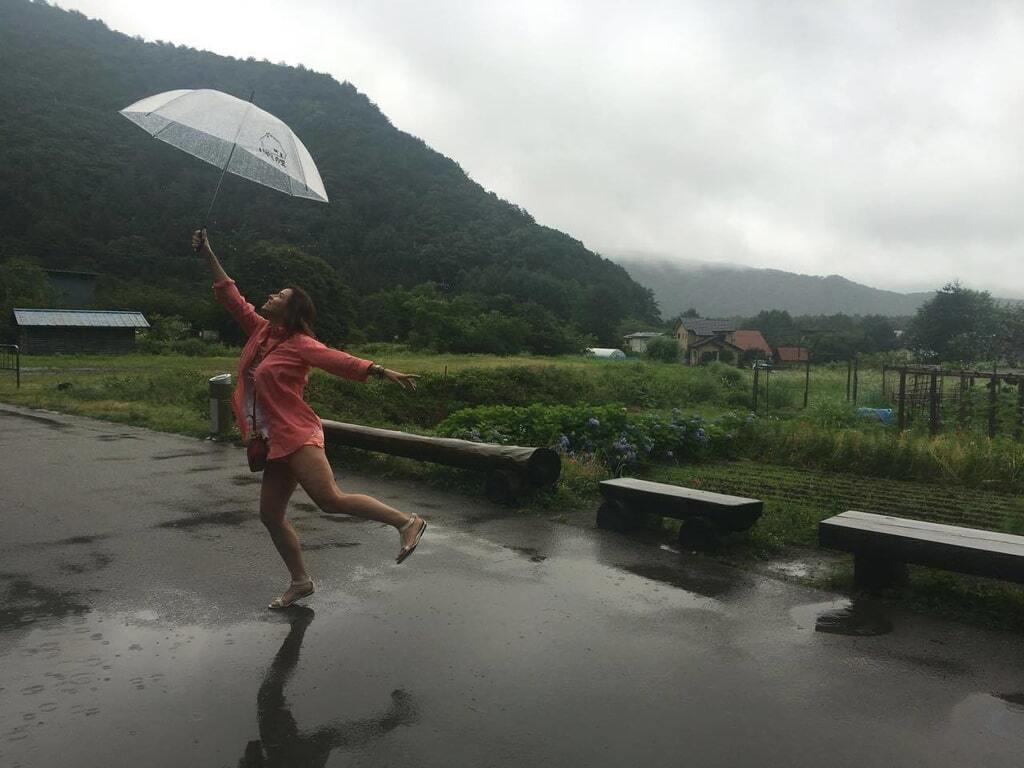 Таня Недельская отдохнула в Японии: гейши, ниндзя и действующий вулкан