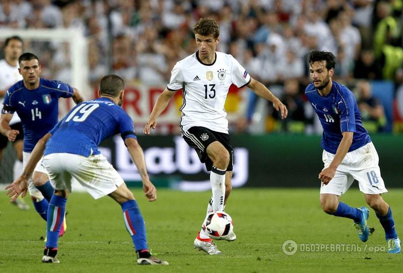 Евро-2016. Германия обыграла Италию в серии послематчевых пенальти