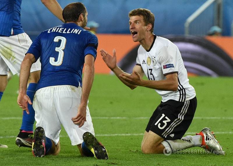 Евро-2016. Германия обыграла Италию в серии послематчевых пенальти и вышла в полуфинал