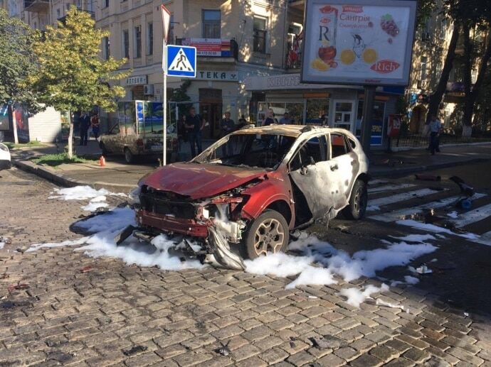 З'явилися перші фото з місця загибелі Павла Шеремета