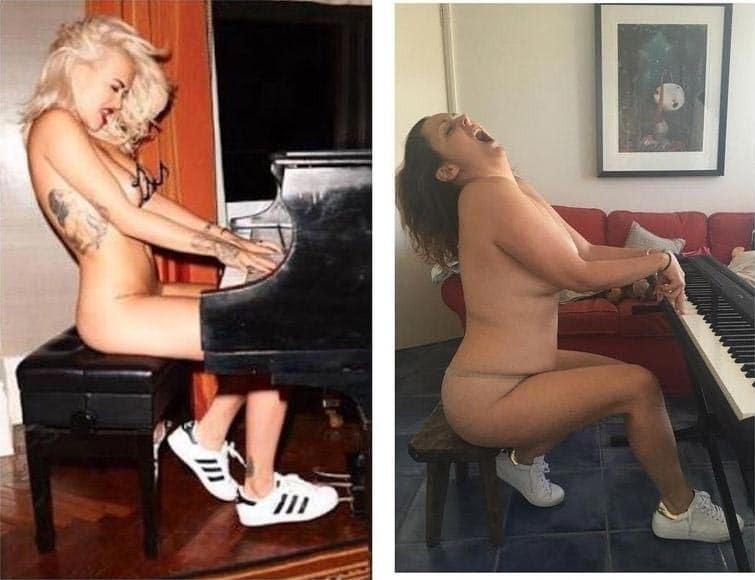 Австралийка смешно пародирует снимки знаменитостей в Instagram: опубликованы фото