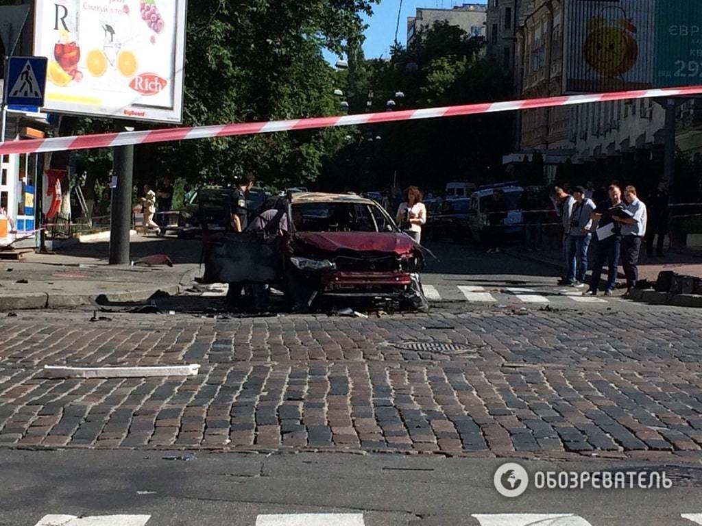 Груда обгоревшего железа: как выглядит взорванное авто, в котором погиб Павел Шеремет. Опубликованы фото