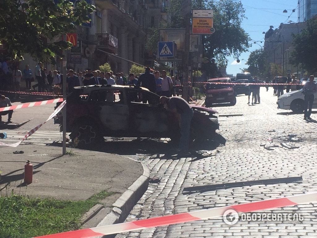 Купа обгорілого заліза: який вигляд має підірване авто, в якому загинув Павло Шеремет