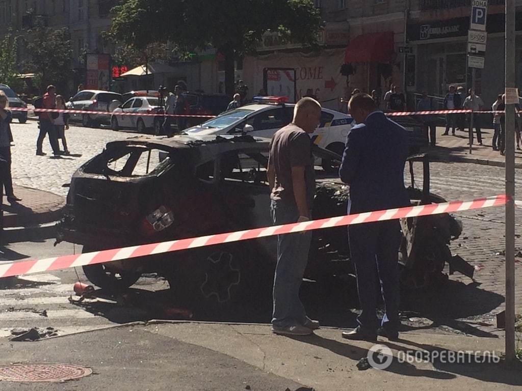 Купа обгорілого заліза: який вигляд має підірване авто, в якому загинув Павло Шеремет