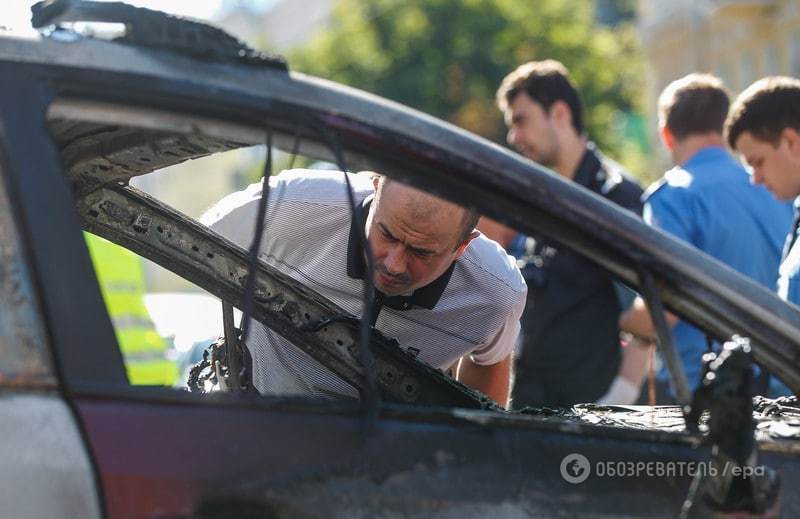 Купа обгорілого заліза: який вигляд має підірване авто, в якому загинув Павло Шеремет