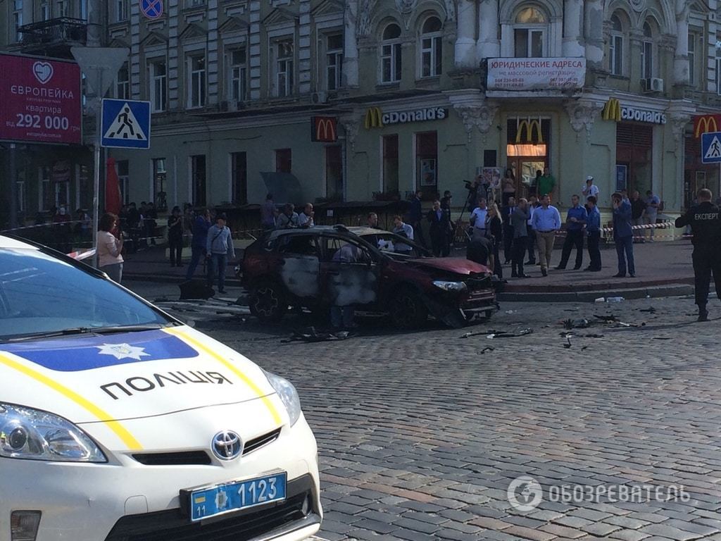 Купа обгорілого заліза: який вигляд має підірване авто, в якому загинув Павло Шеремет