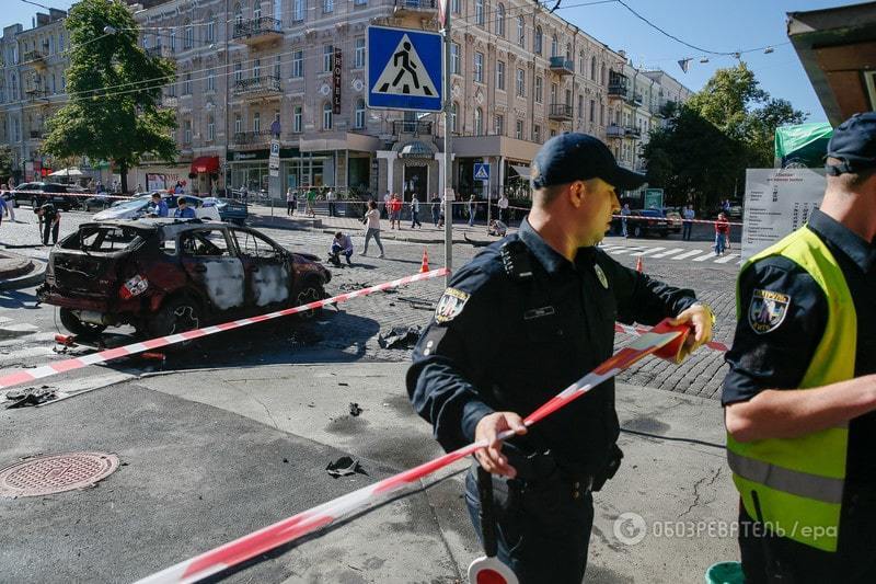 Купа обгорілого заліза: який вигляд має підірване авто, в якому загинув Павло Шеремет