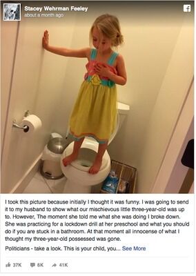 Девочка прячется в домашнем туалете по душераздирающей причине... 