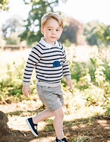 Іменинник дня: 3-х річний принц Джордж із собакою знявся в милій фотосесії