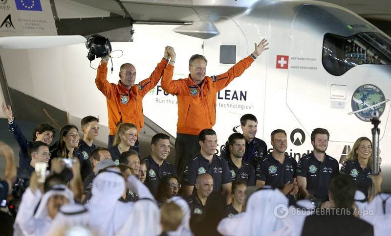 Миссия выполнена: самолет на солнечных батареях завершил кругосветное путешествие. Фоторепортаж и видео