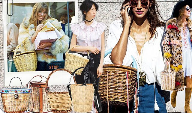 По мотивам Красной Шапочки: плетеные сумочки заполонили Instаgram