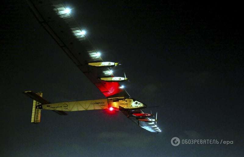 Миссия выполнена: самолет на солнечных батареях завершил кругосветное путешествие. Фоторепортаж и видео