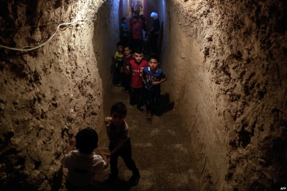 В Сирии построили детскую площадку под землей: опубликованы фото