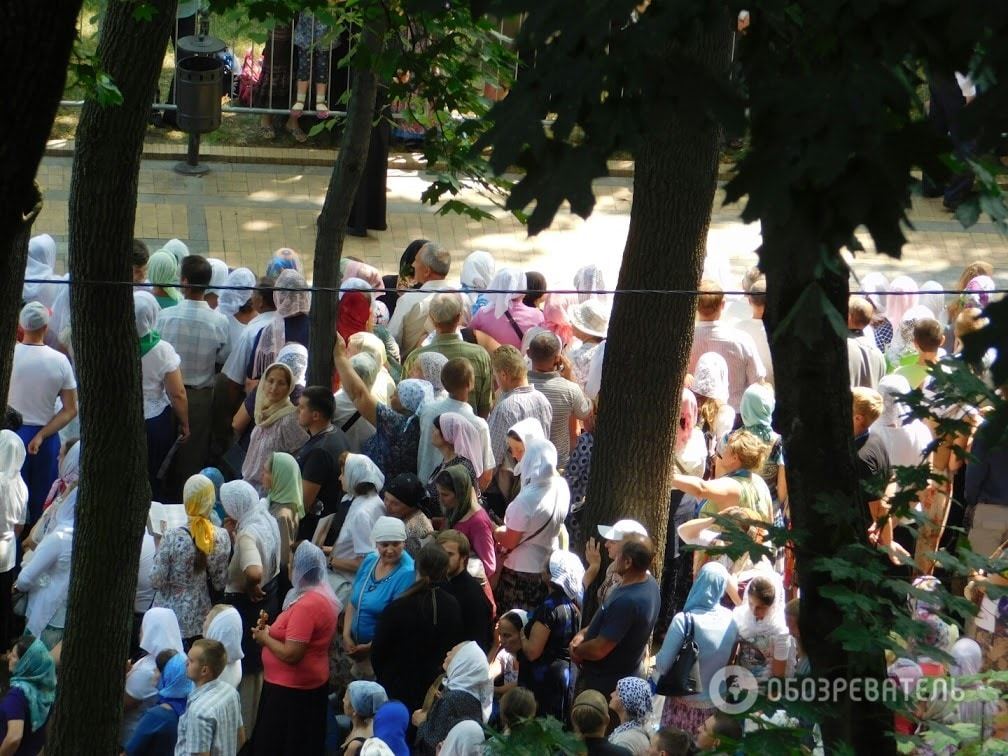 На Владимирской горке в Киеве прошел масштабный молебен