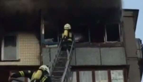 Смертельный пожар в Киеве: погибли два человека