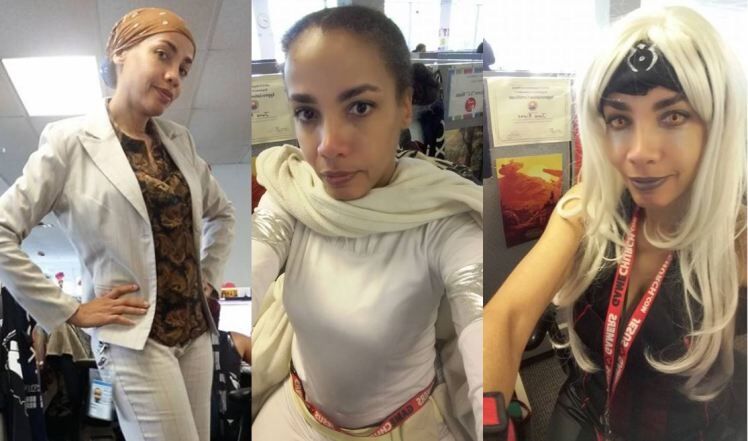 Костюмы супергероев: девушка из США оригинально борется с абсурдным дресс-кодом на работе. Фотофакт