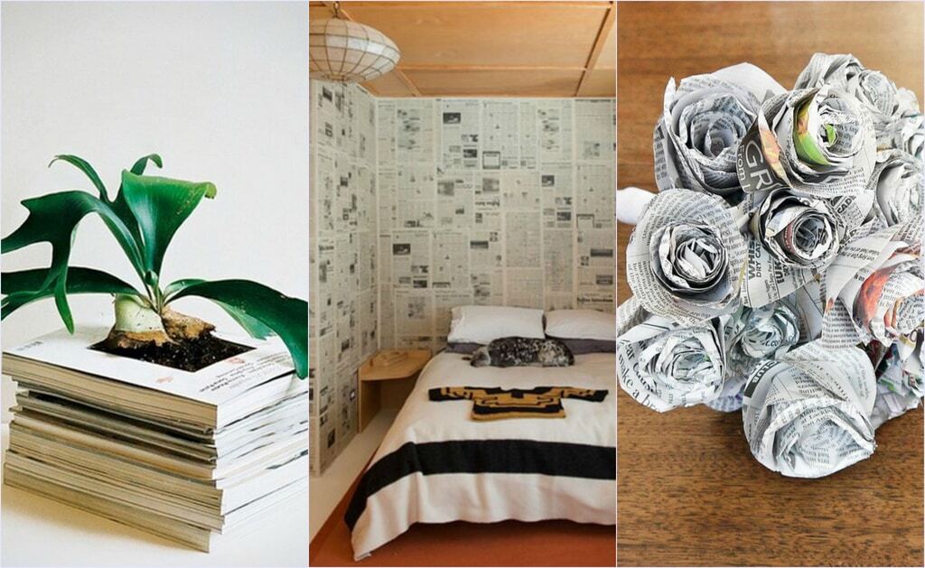 Что можно сделать из старых газет и журналов: топ-20 оригинальных идей