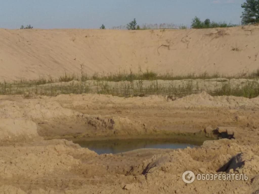 Журналисты остановили незаконную добычу песка в Киевской области: опубликовано видео