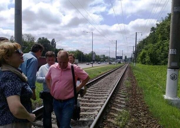 В Киеве на Лысой горе произошел масштабный оползень