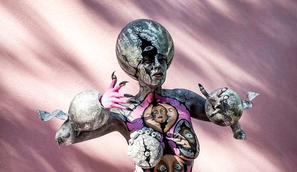 В Австрии прошел Всемирный фестиваль бодиарта: красочные фото