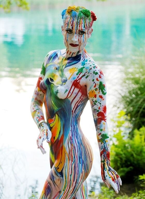 В Австрии прошел Всемирный фестиваль бодиарта: красочные фото
