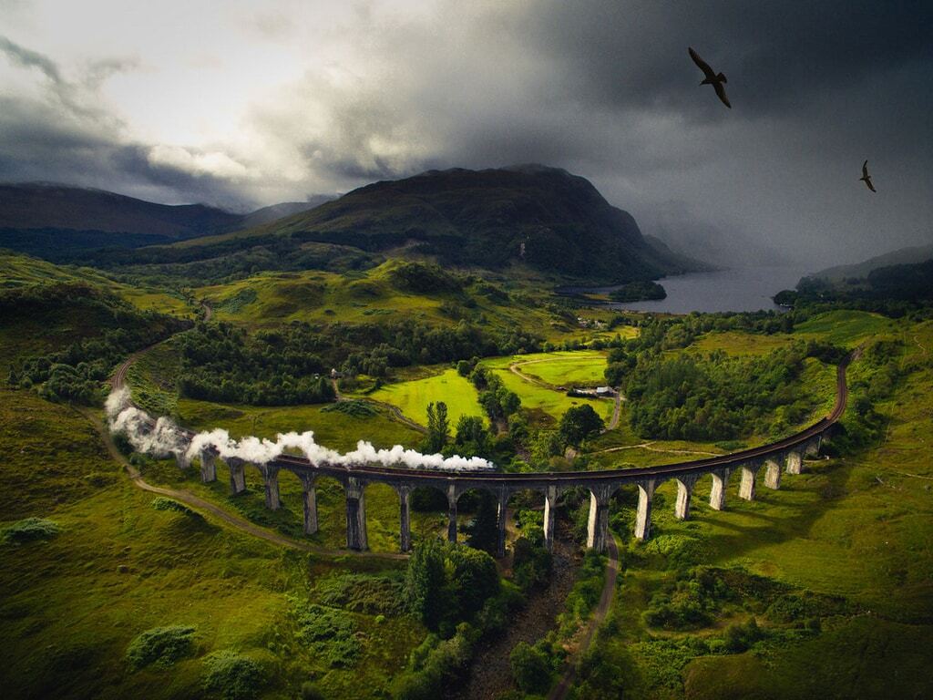 Дорога в Хогвартс: невероятно живописное место в Шотландии