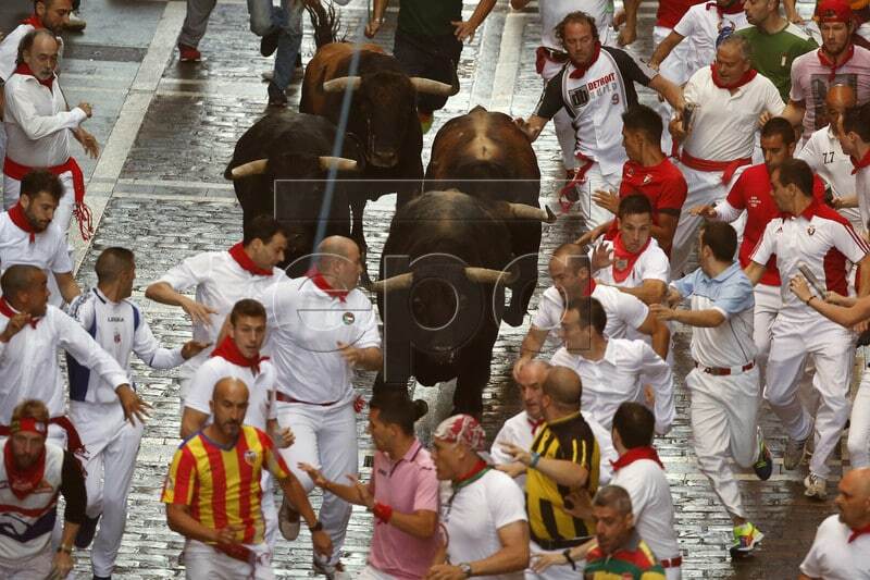 В Іспанії бики під час забігу затоптали чотирьох людей