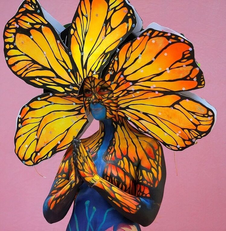 В Австрии прошел Всемирный фестиваль бодиарта: красочные фото