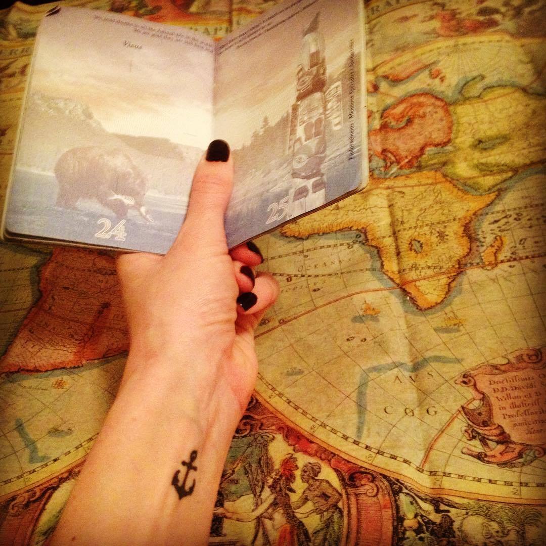 Путешествуем весело: топ-15 милых тату на тревел тематику
