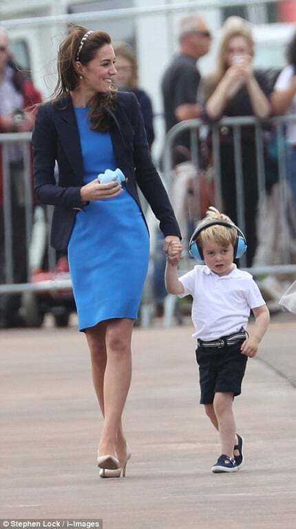 Маленький принц влаштував Кейт Міддлтон істерику на аерошоу