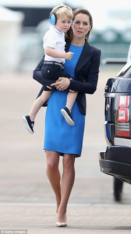 Маленький принц влаштував Кейт Міддлтон істерику на аерошоу