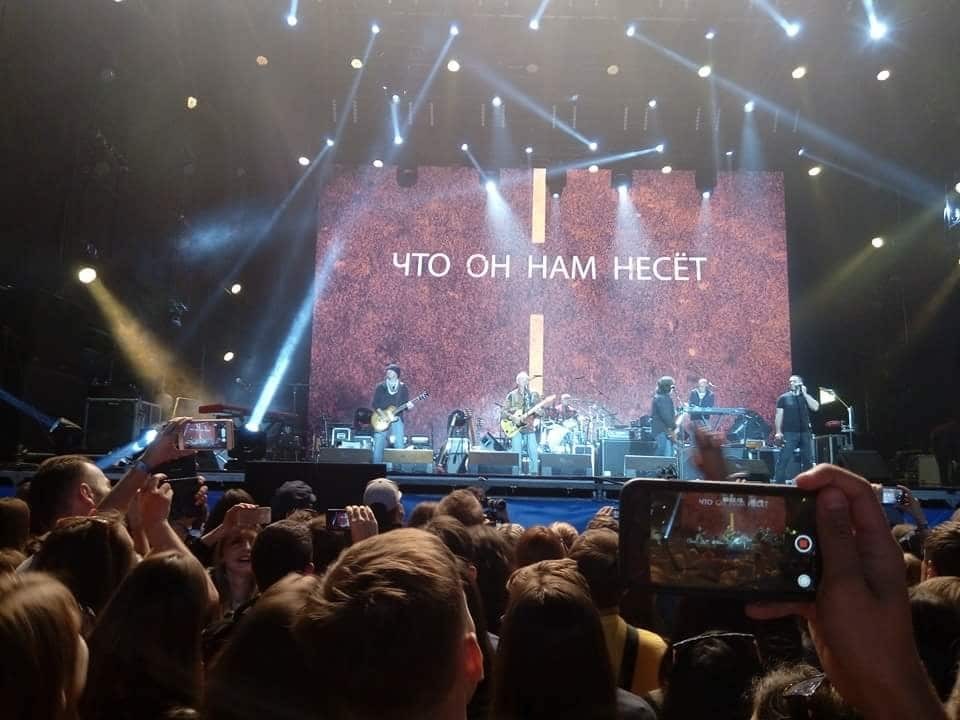 Андрей Макаревич с группой "Машина времени" выступил в Киеве