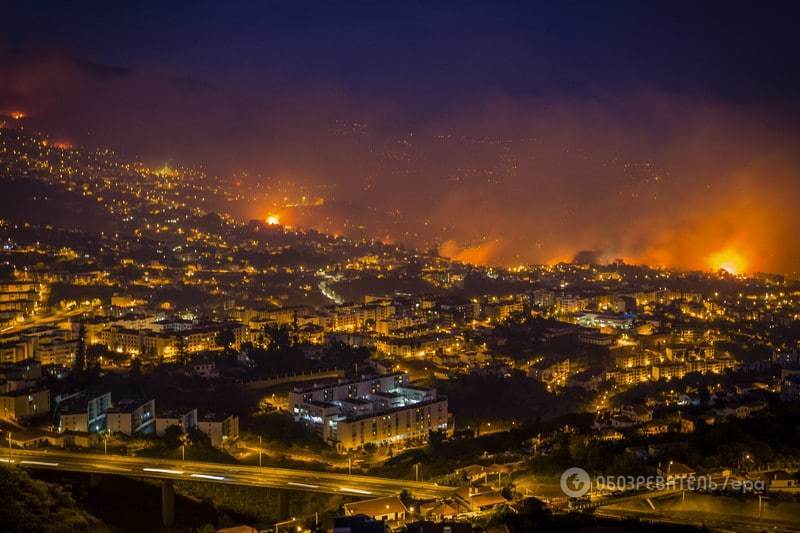 Мадейру охопили пекельні пожежі: троє загиблих, двоє людей поранено