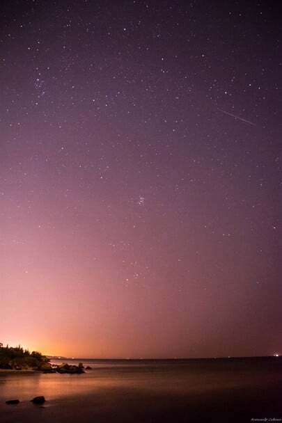 Появились красочные фото звездопада Персеид под Одессой