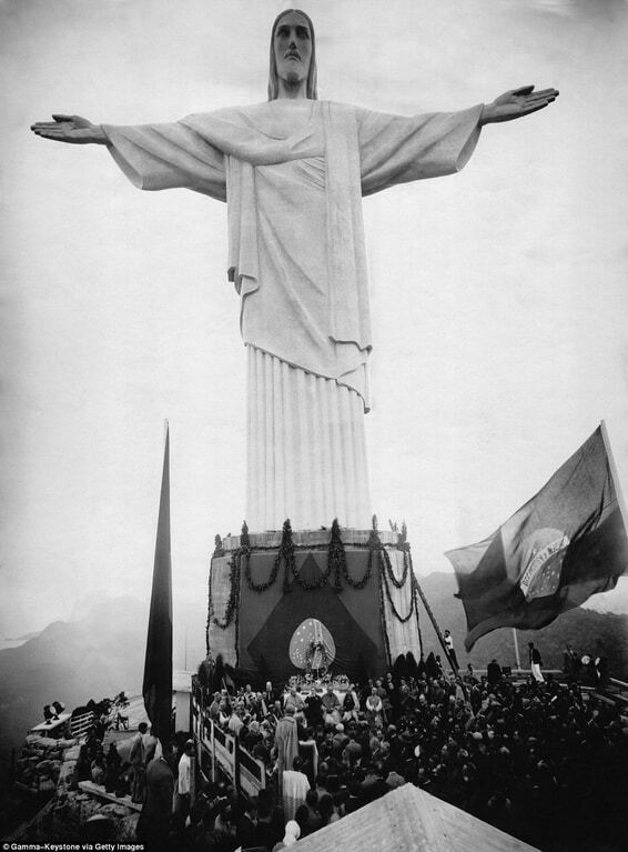 Статуя Христа Искупителя в Рио-де-Жанейро: история создания удивительного монумента в фото