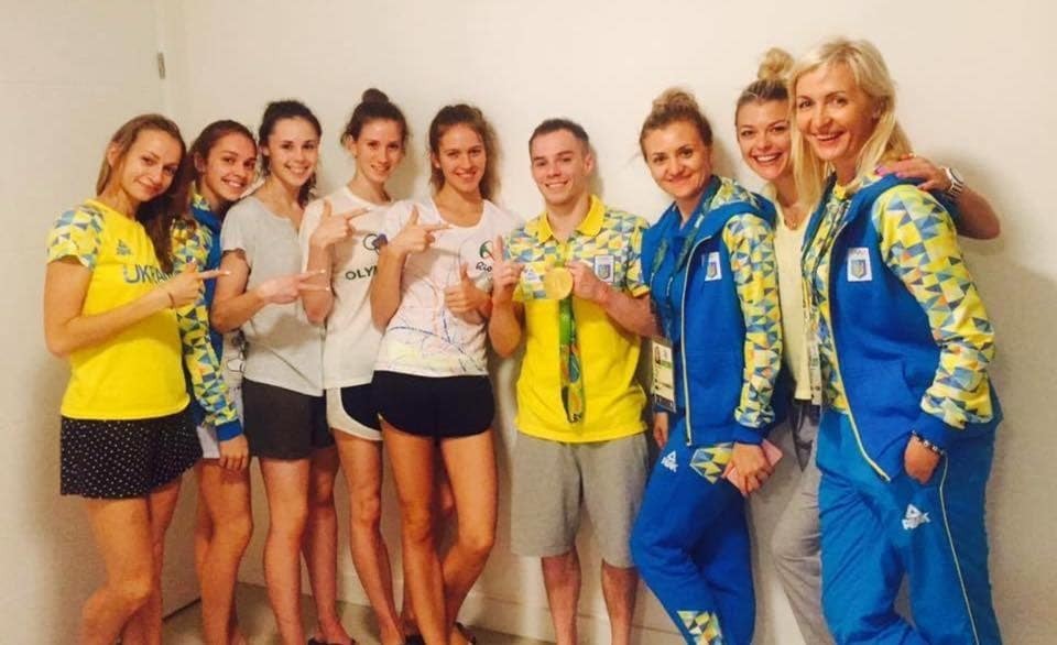 Олимпиада-2016: в сети показали, как в сборной Украины отметили "золото" Верняева - яркие фото