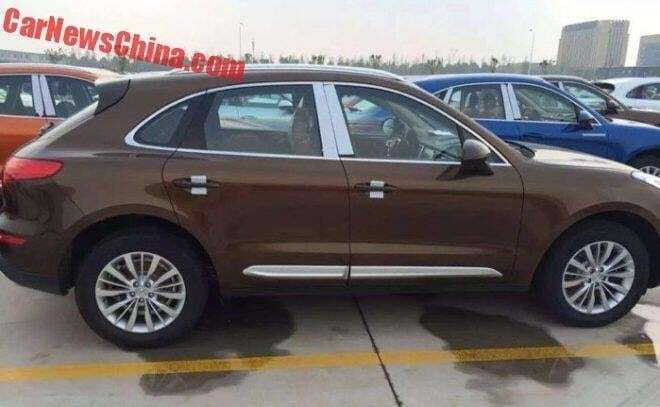 Клон Porsche Macan: в сети появились новые снимки китайского кроссовера Zotye SR8