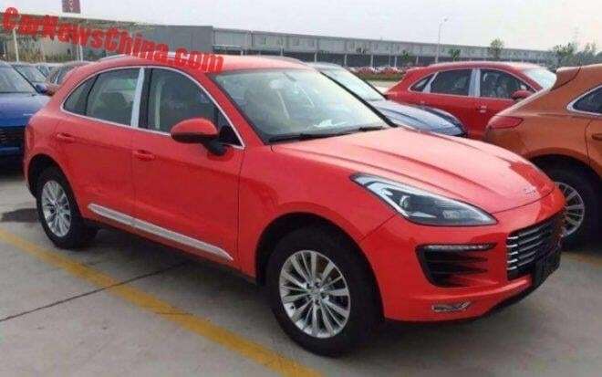 Клон Porsche Macan: в сети появились новые снимки китайского кроссовера Zotye SR8
