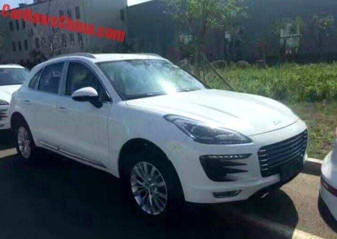 Клон Porsche Macan: в сети появились новые снимки китайского кроссовера Zotye SR8