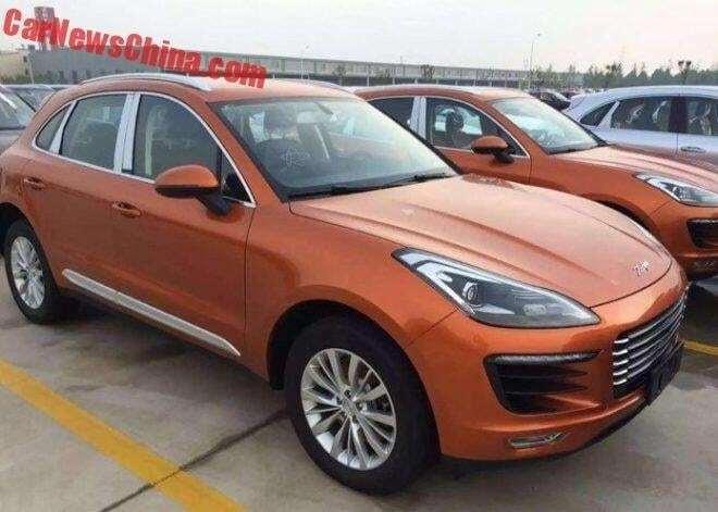 Клон Porsche Macan: в сети появились новые снимки китайского кроссовера Zotye SR8