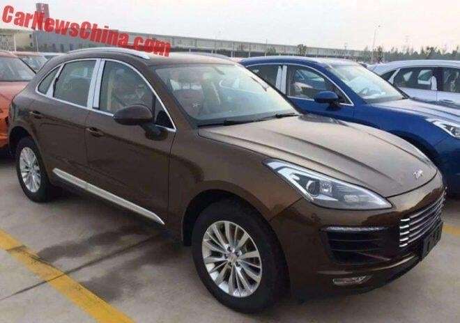 Клон Porsche Macan: в сети появились новые снимки китайского кроссовера Zotye SR8