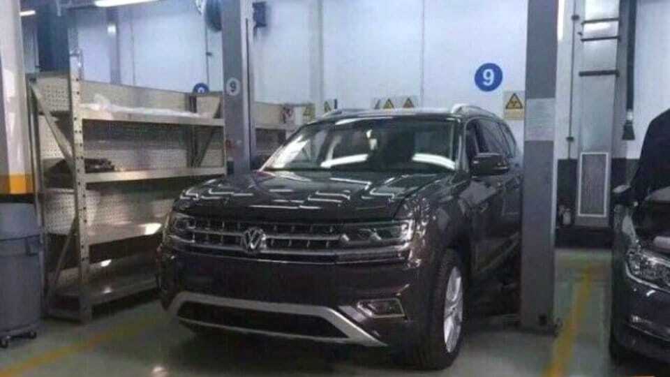 Появились снимки семиместного кроссовера Volkswagen без камуфляжа: фотофакт