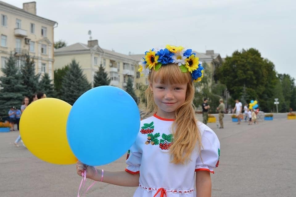 Прапори і патріотична хода: звільнений Краматорськ відсвяткував День Незалежності