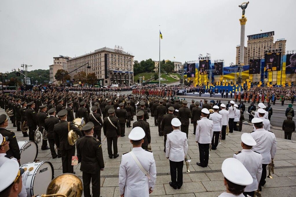 День Независимости в Киеве: полное видео военного парада
