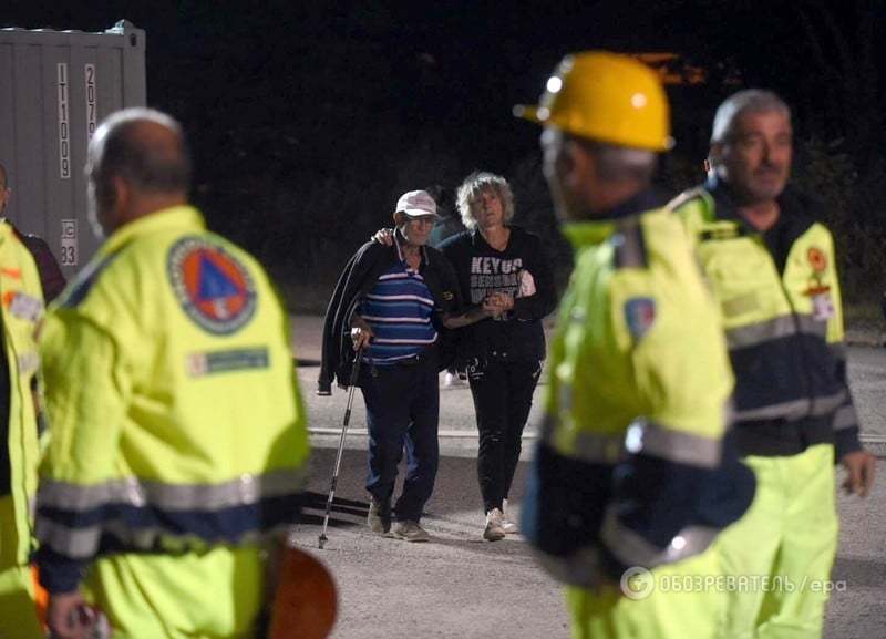 Руйнівний землетрус в Італії: оприлюднено фото рятувальної операції