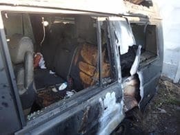 В Киеве сожгли автомобиль известного догхантера: опубликованы фото