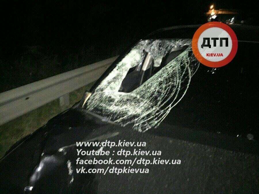 ДТП в Киеве: на Одесской трассе автомобиль насмерть сбил пешехода. Опубликованы фото